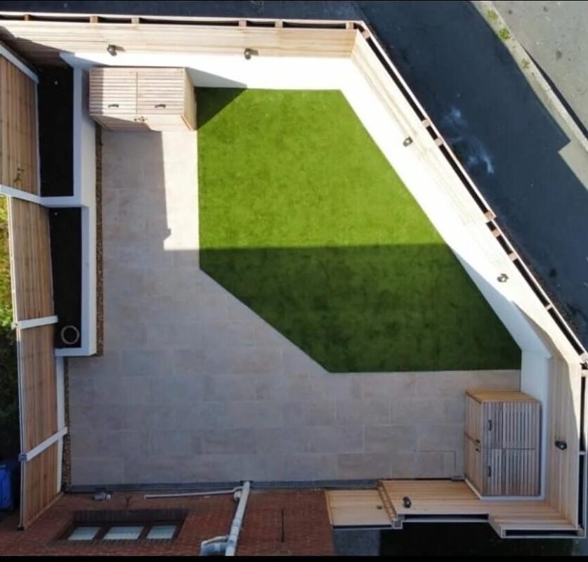 Full Garden Transformation with Artificial Grass