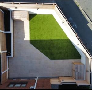 Complete Garden Transformed Arial View