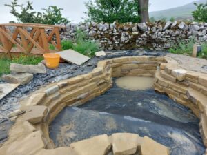 Pond Installation and Stonework